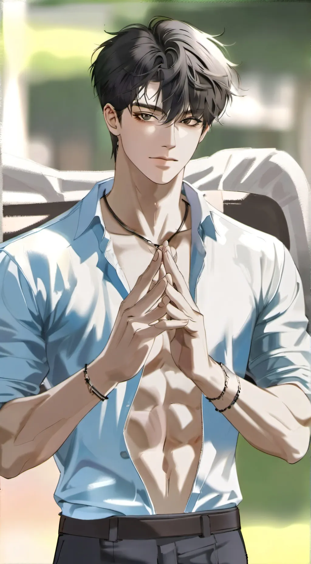 ai character: Michael  background