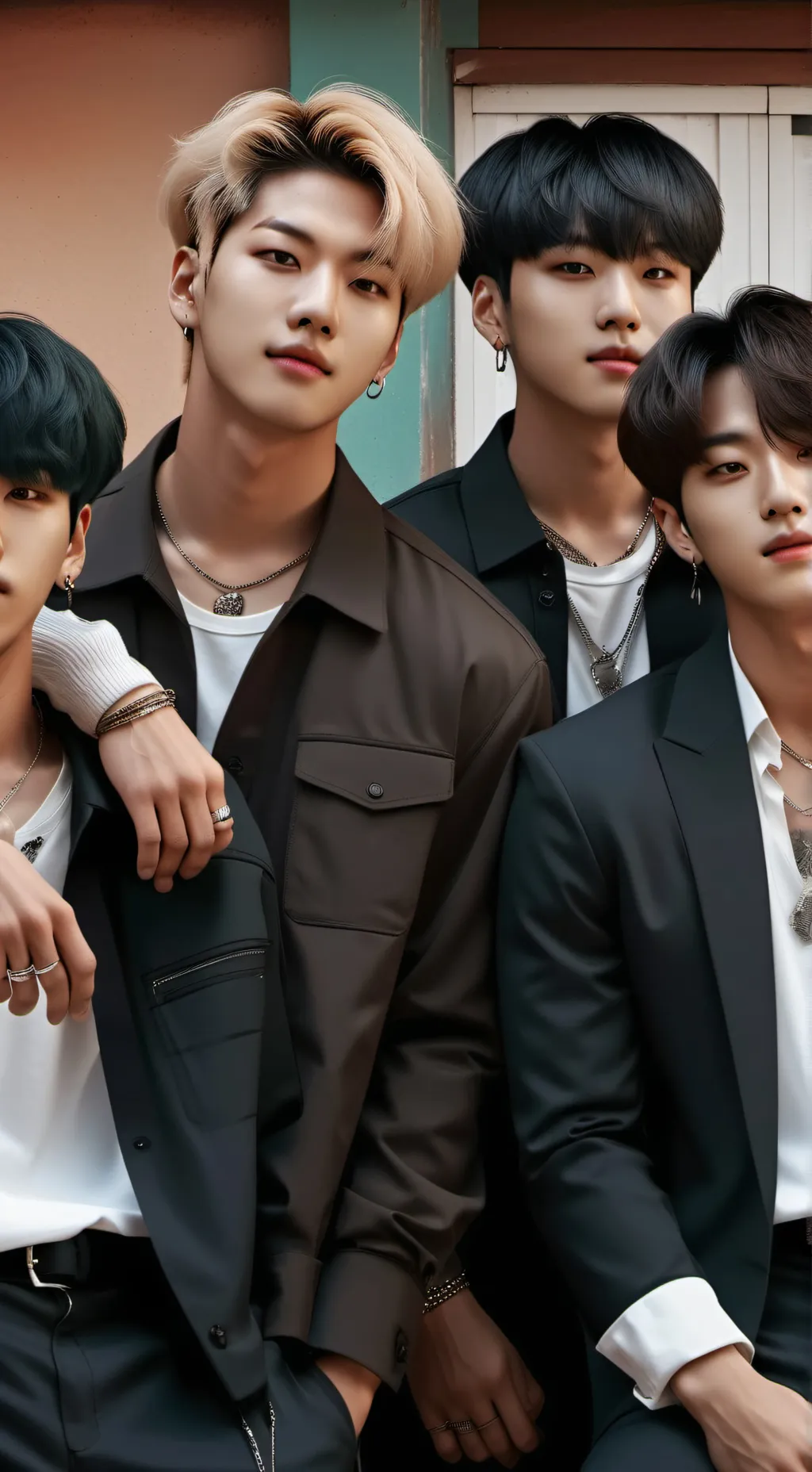 ai character: BTS create story background