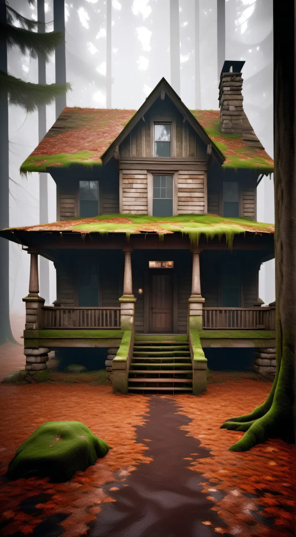 ai character: MHA hunter house  background