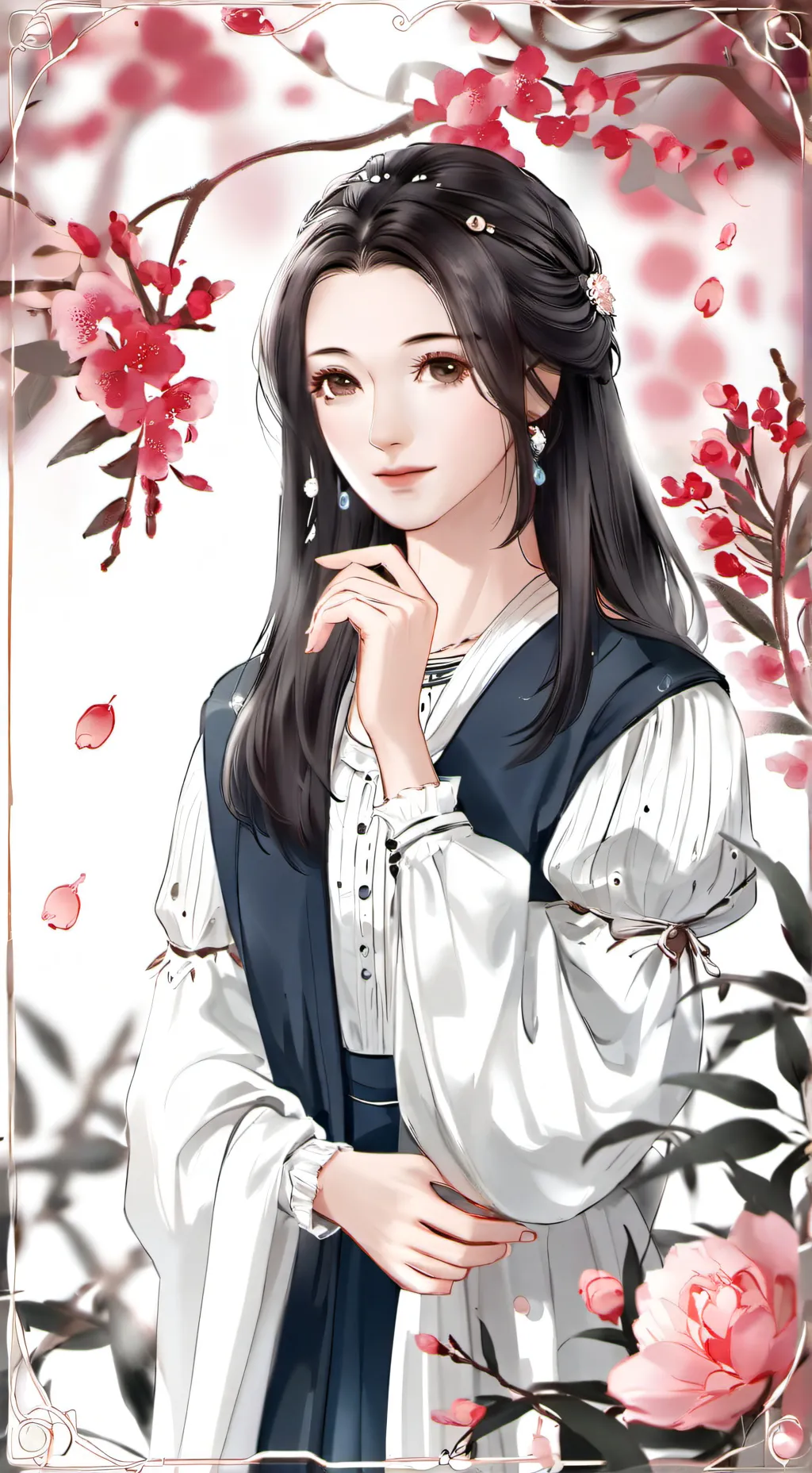 ai character: angel  background