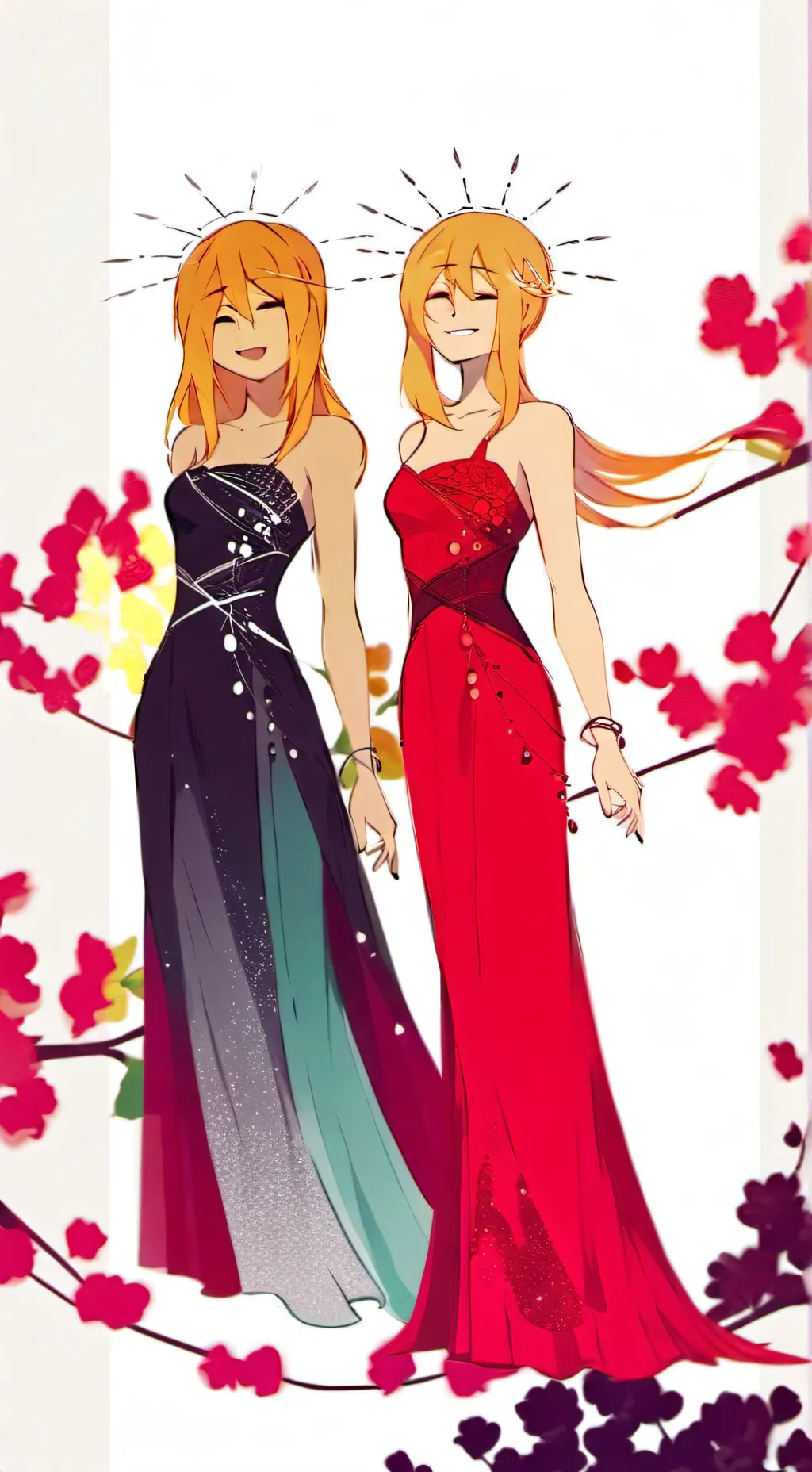 ai character: Evelia and Seraphi background