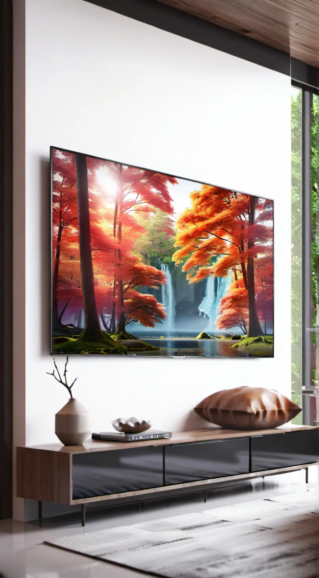 ai character: tv background