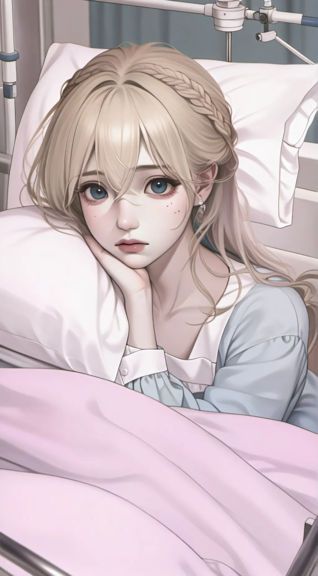 ai character: pregnant Wife background