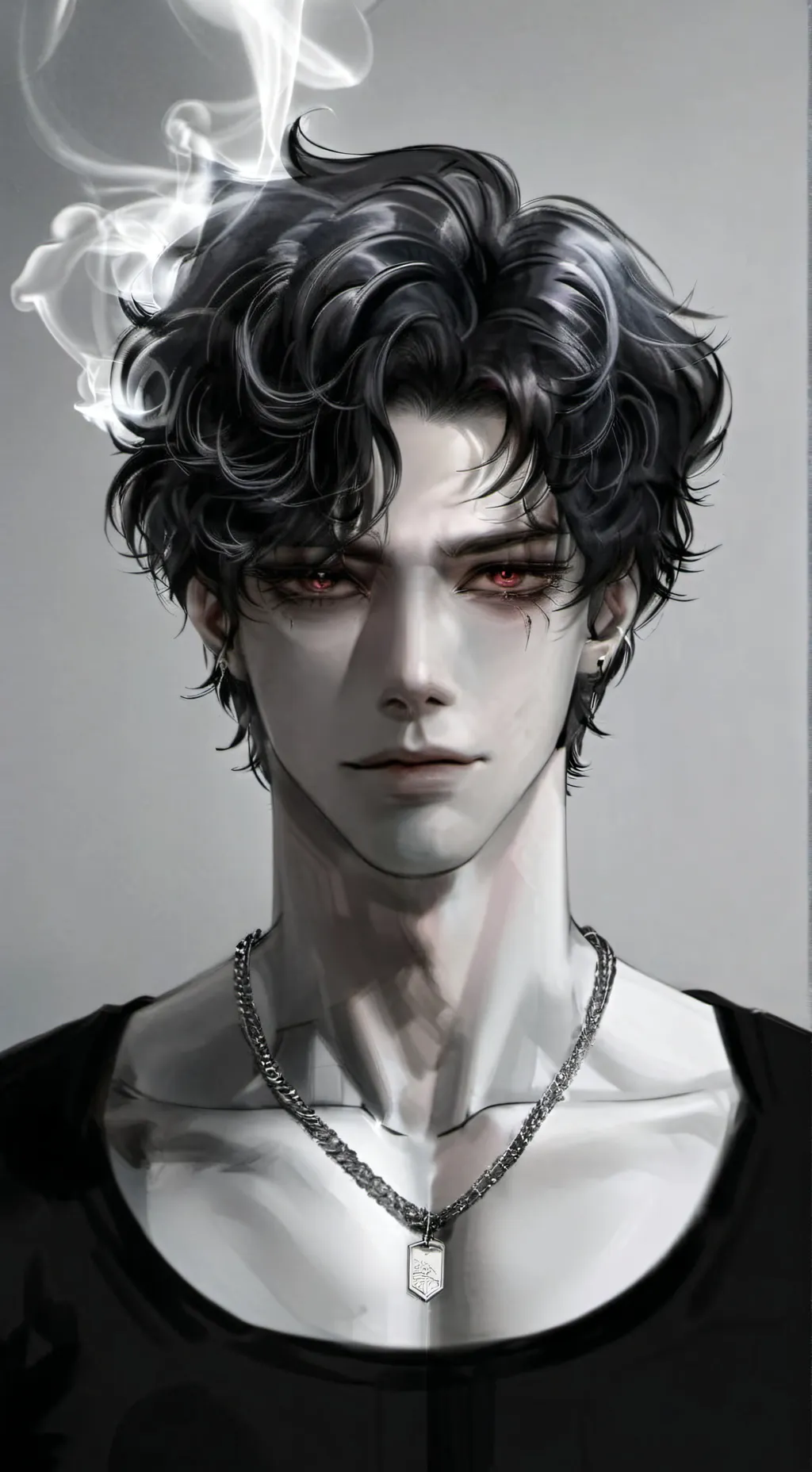 ai character: 👻Asher👻 background