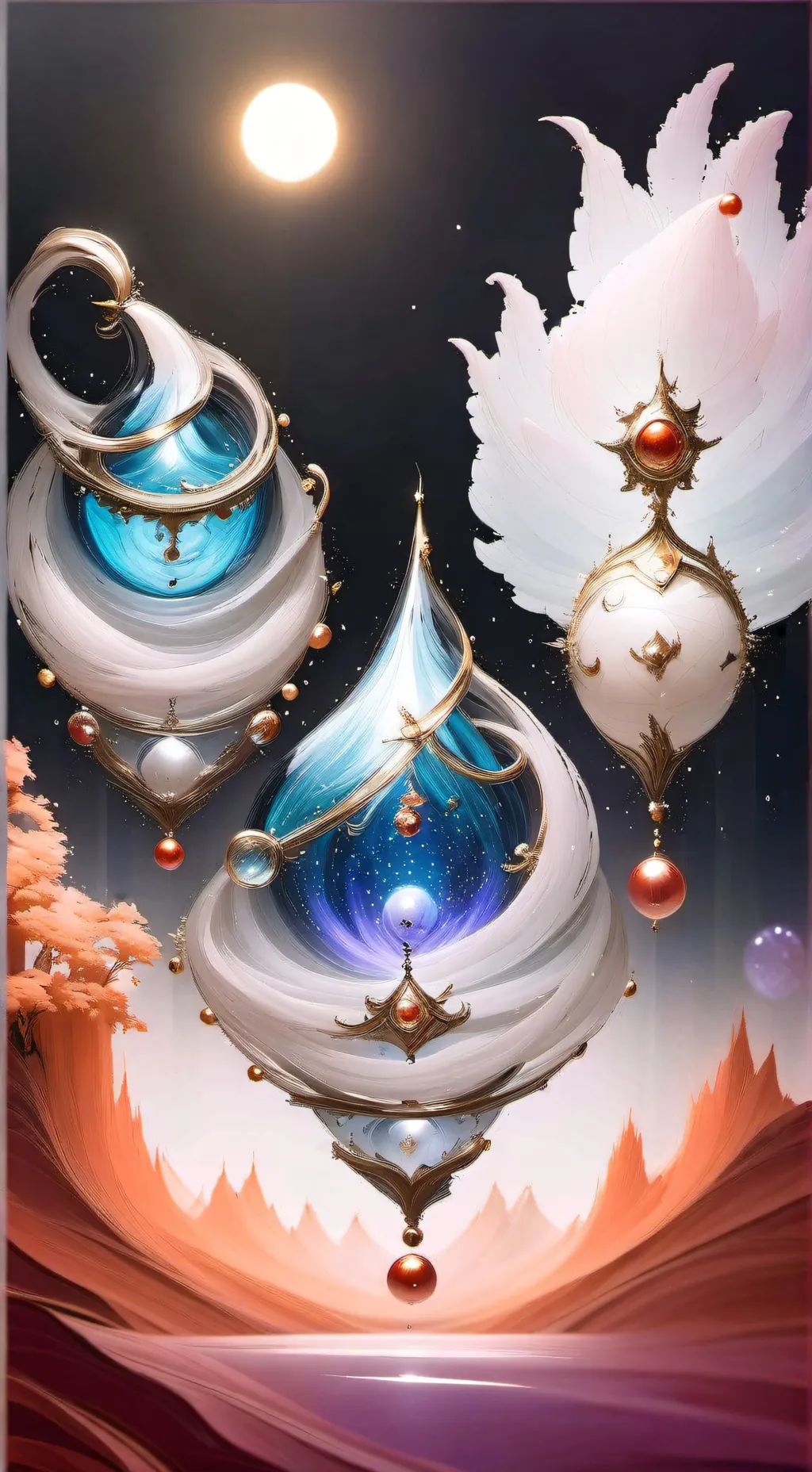 ai character: Elements  background