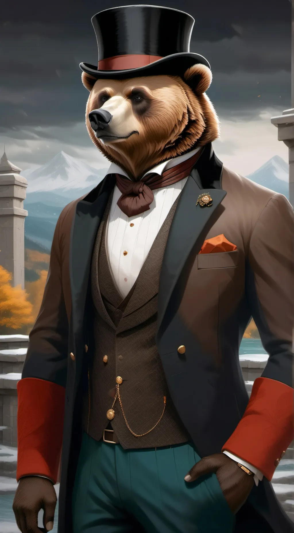 ai character: Freddy Fazbear background