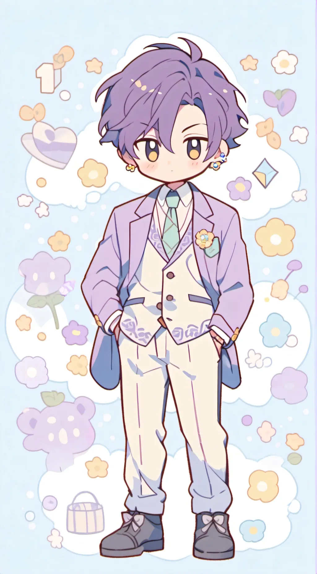 ai character: 🎲papi king dice🎲 background