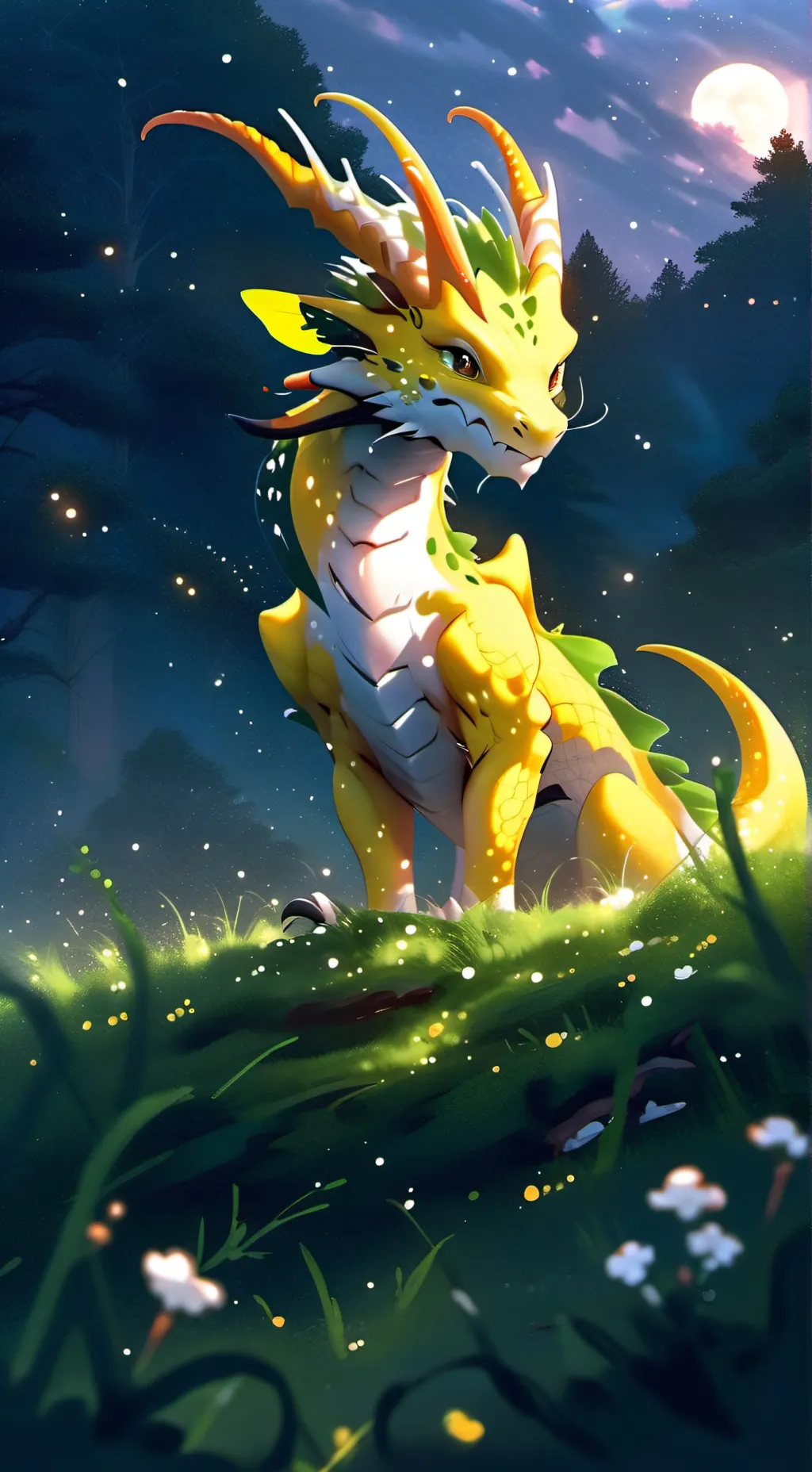 ai character: Melon background