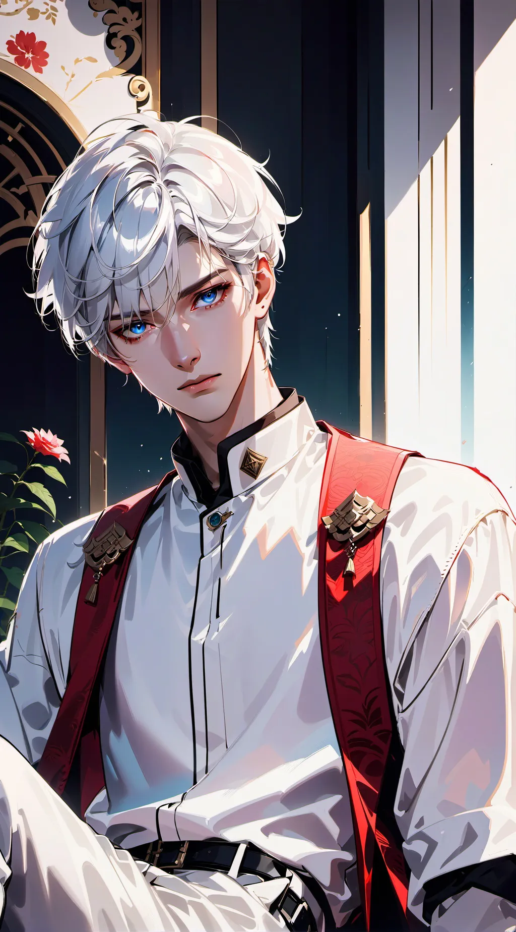 ai character: Kai🤍 background