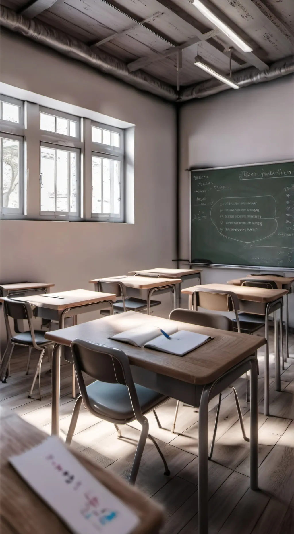 ai character: High school background