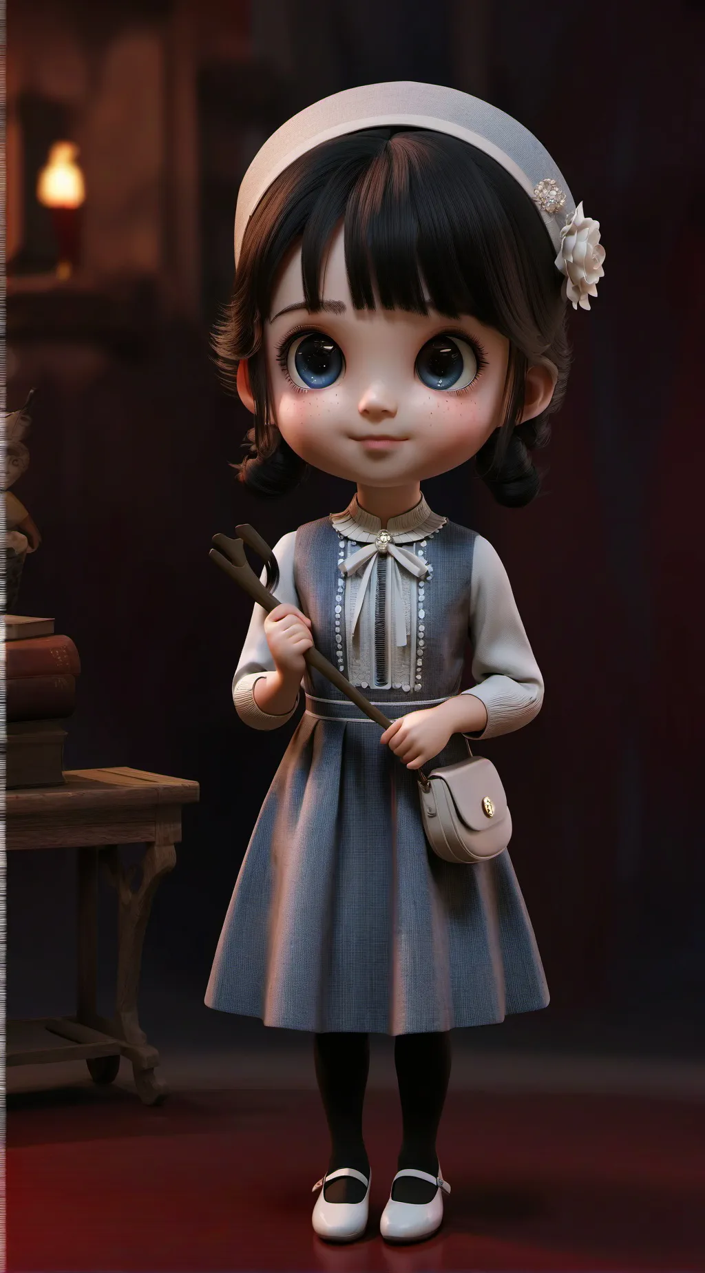 ai character: Crazy people background