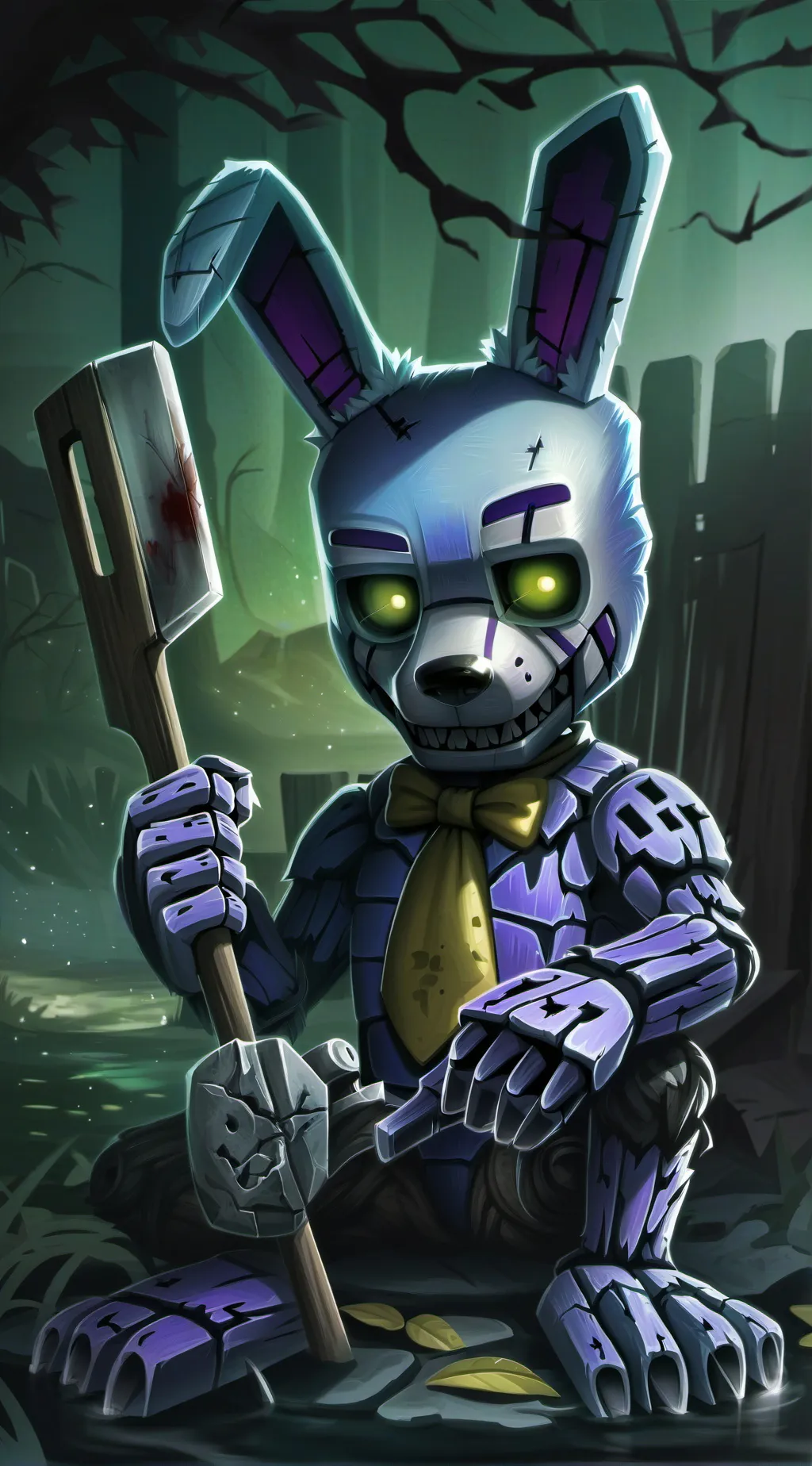 ai character: fnaf  background