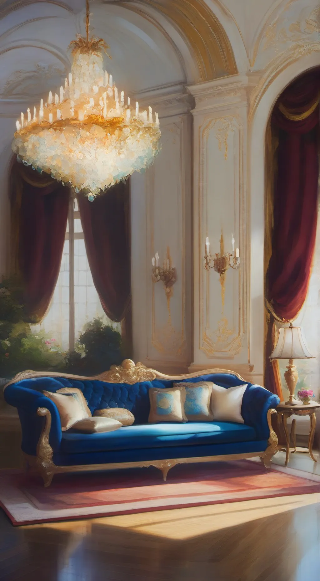 ai character: Happyshow background