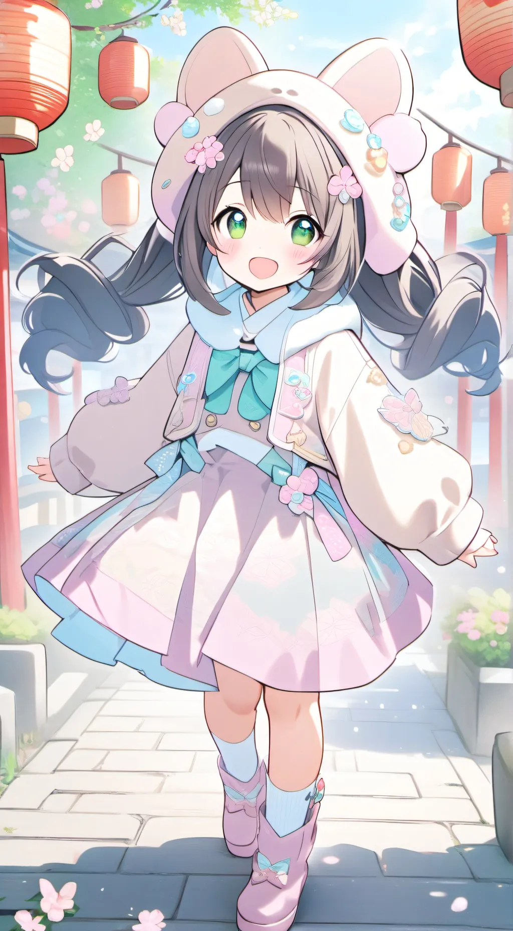 ai character: emily background