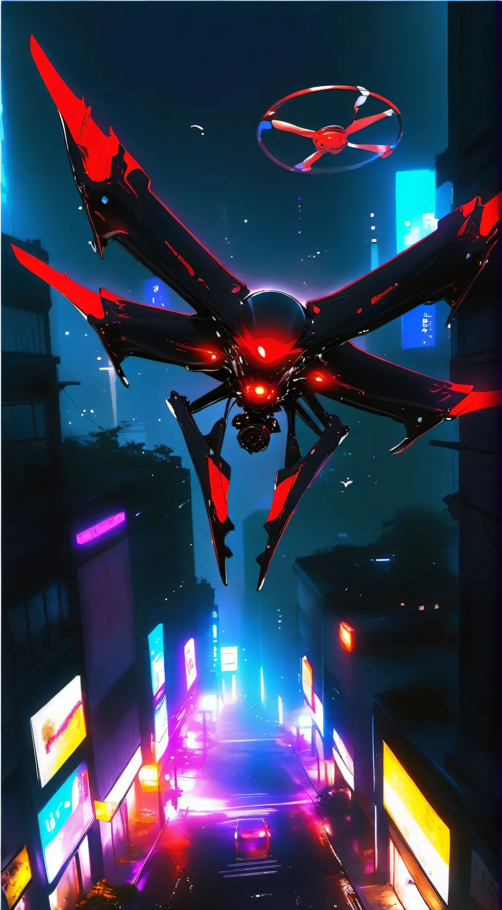 ai character: Vamp drone  background