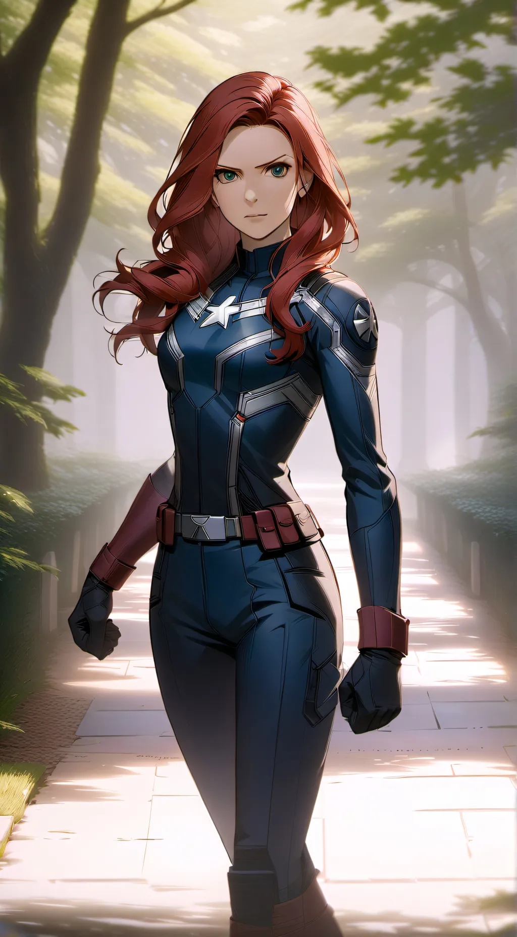ai character: The Avengers  background