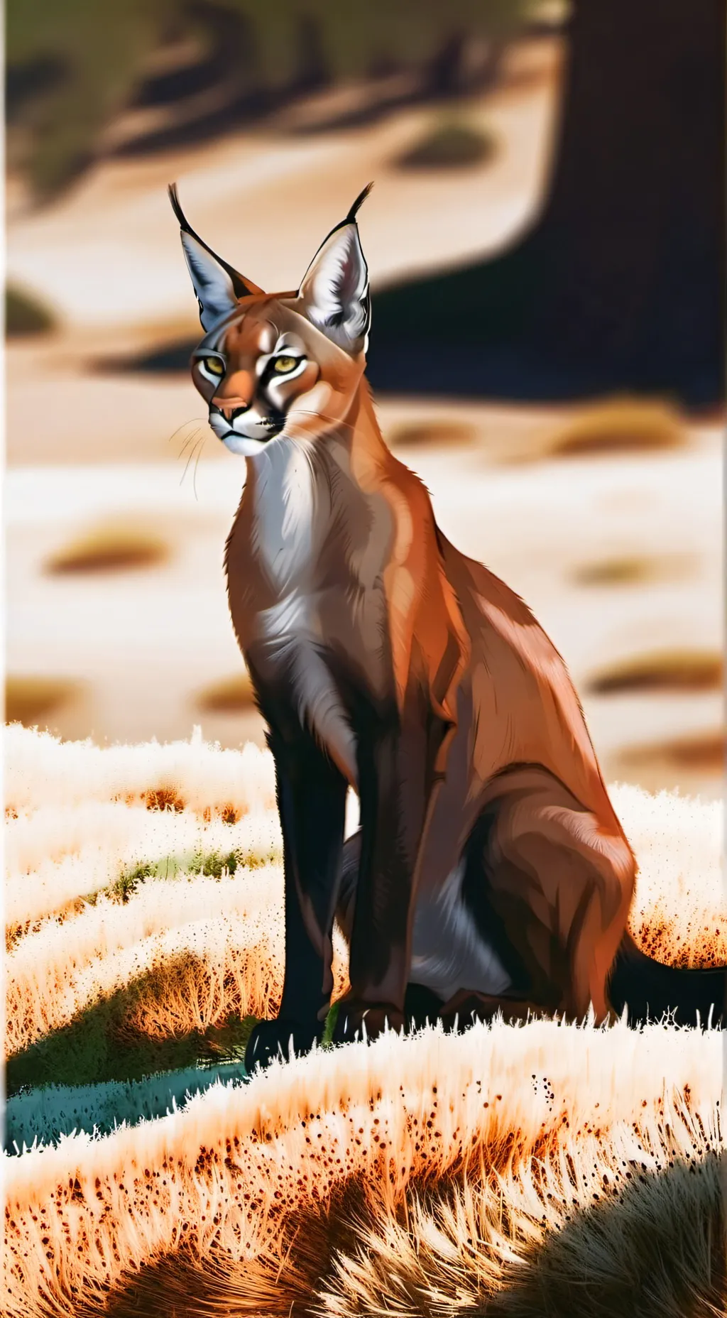 ai character: floppa background