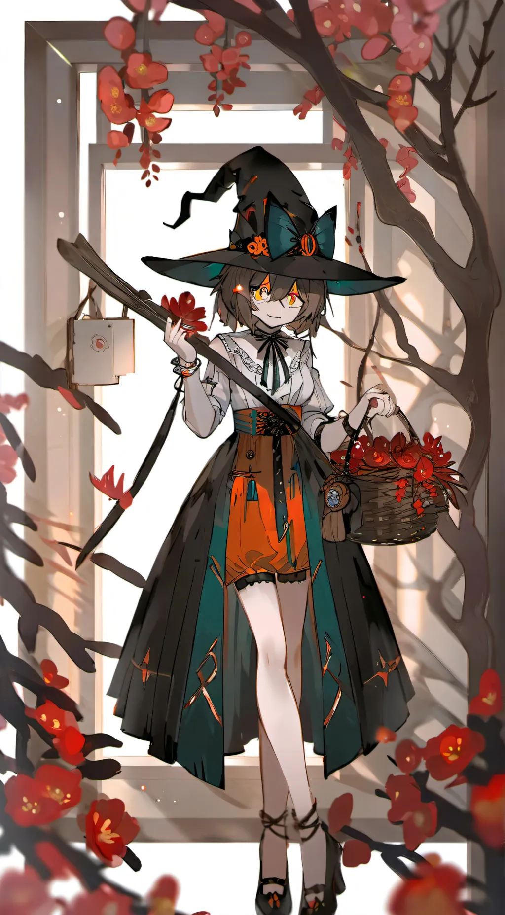 ai character: Witch academy  background