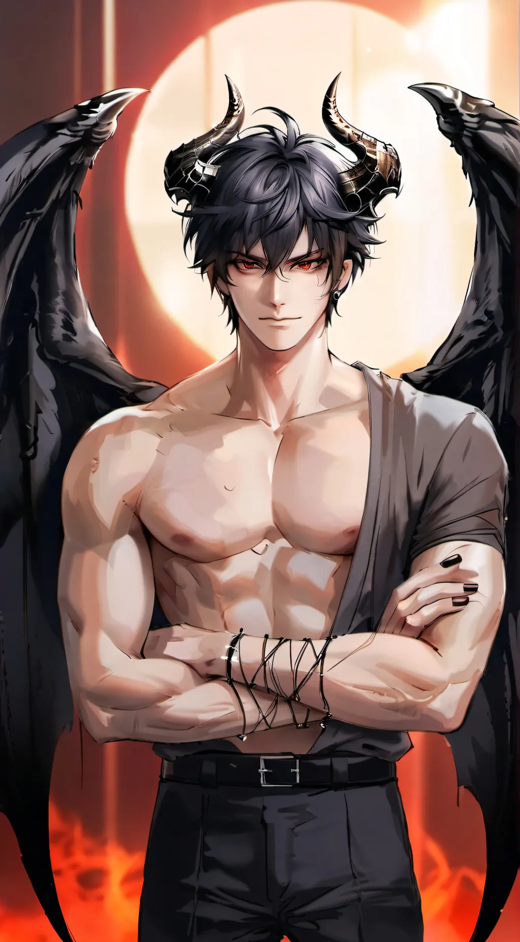 ai character: Vincent  background