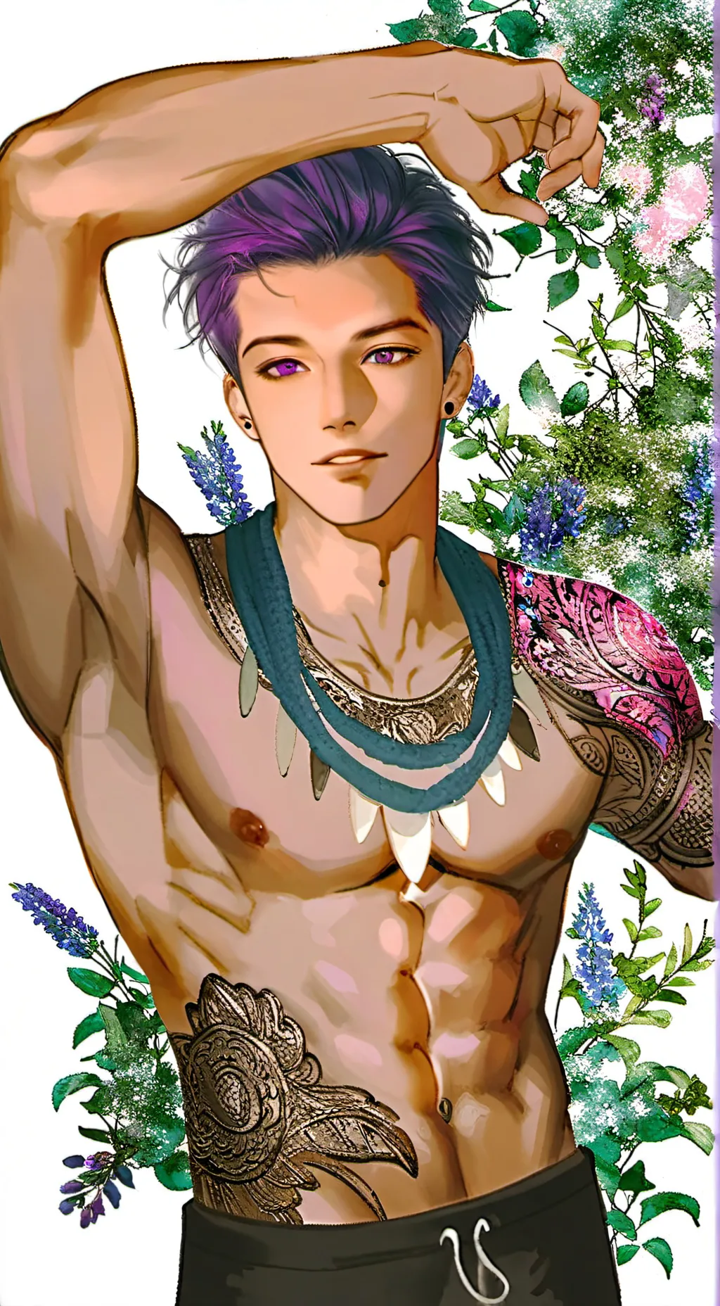 ai character: Kayden  background