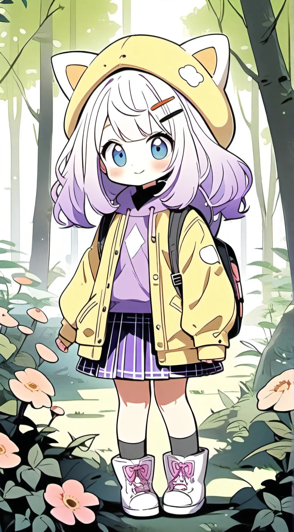 ai character: Мила background