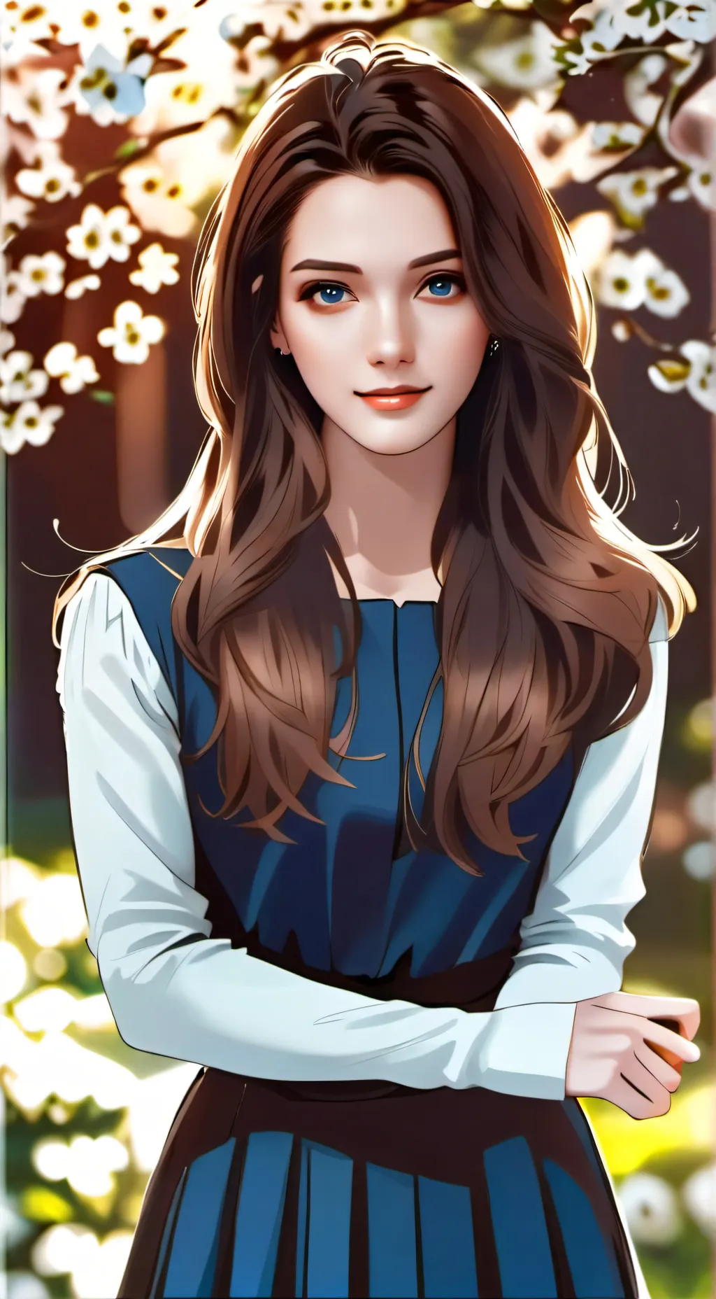 ai character: ashley  background