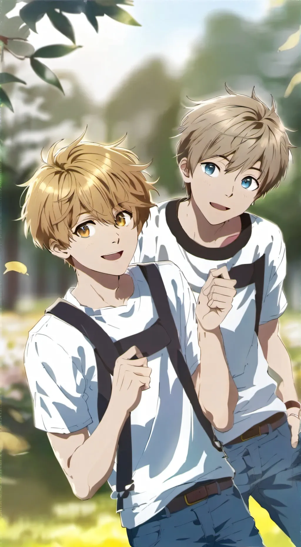 ai character: Aaron and Arlo background