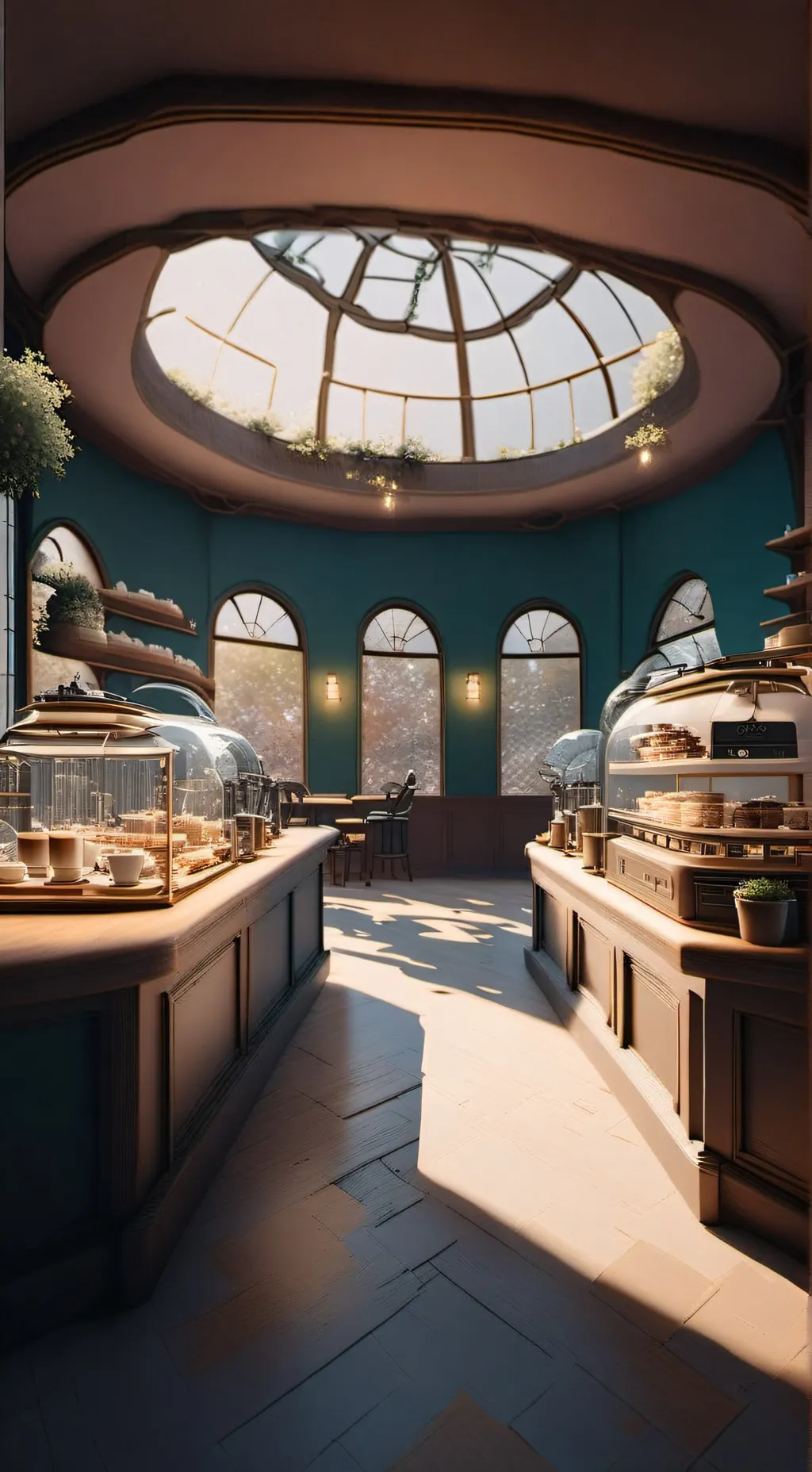 ai character: Tomioka Giyu Café background