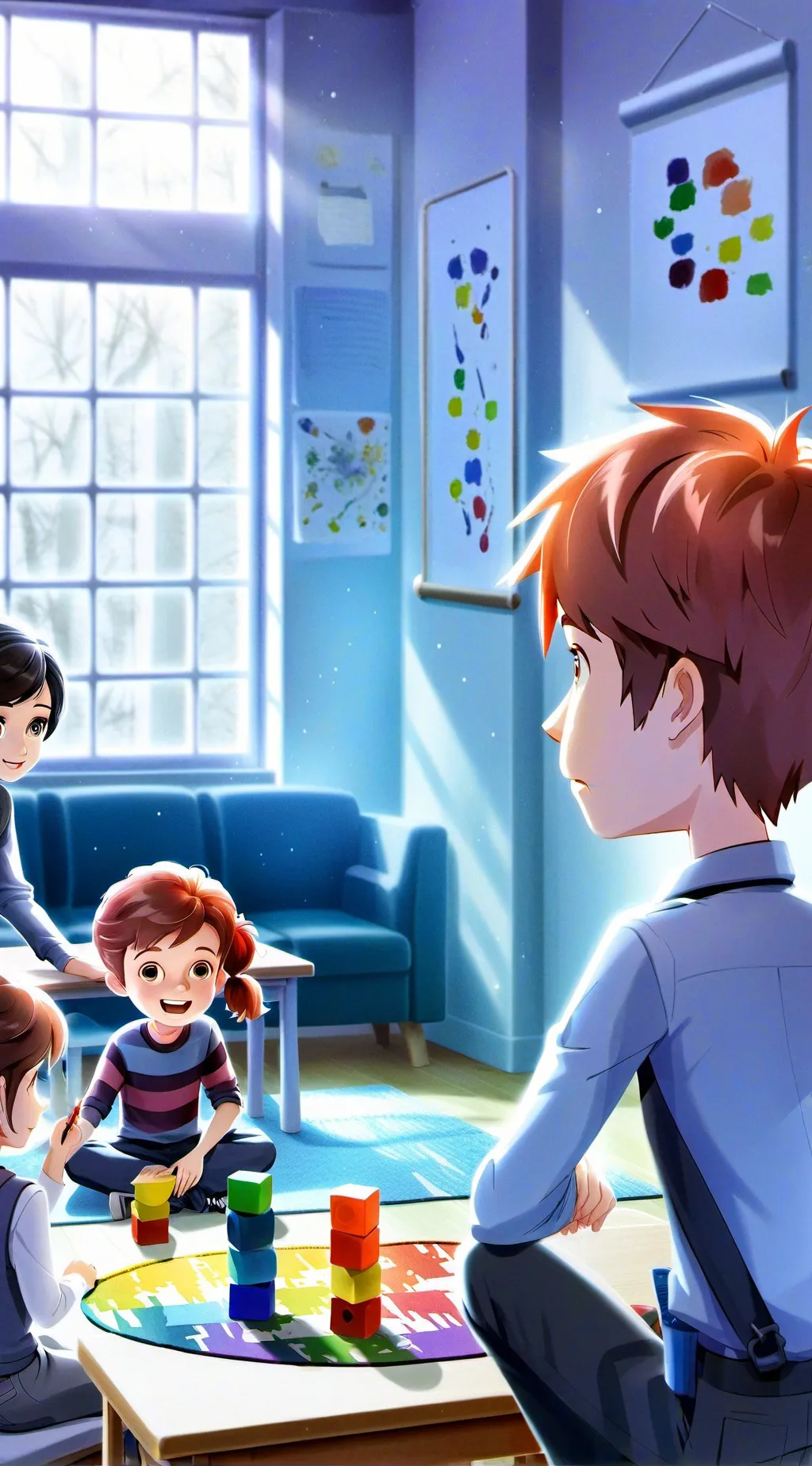 ai character: State preschool background