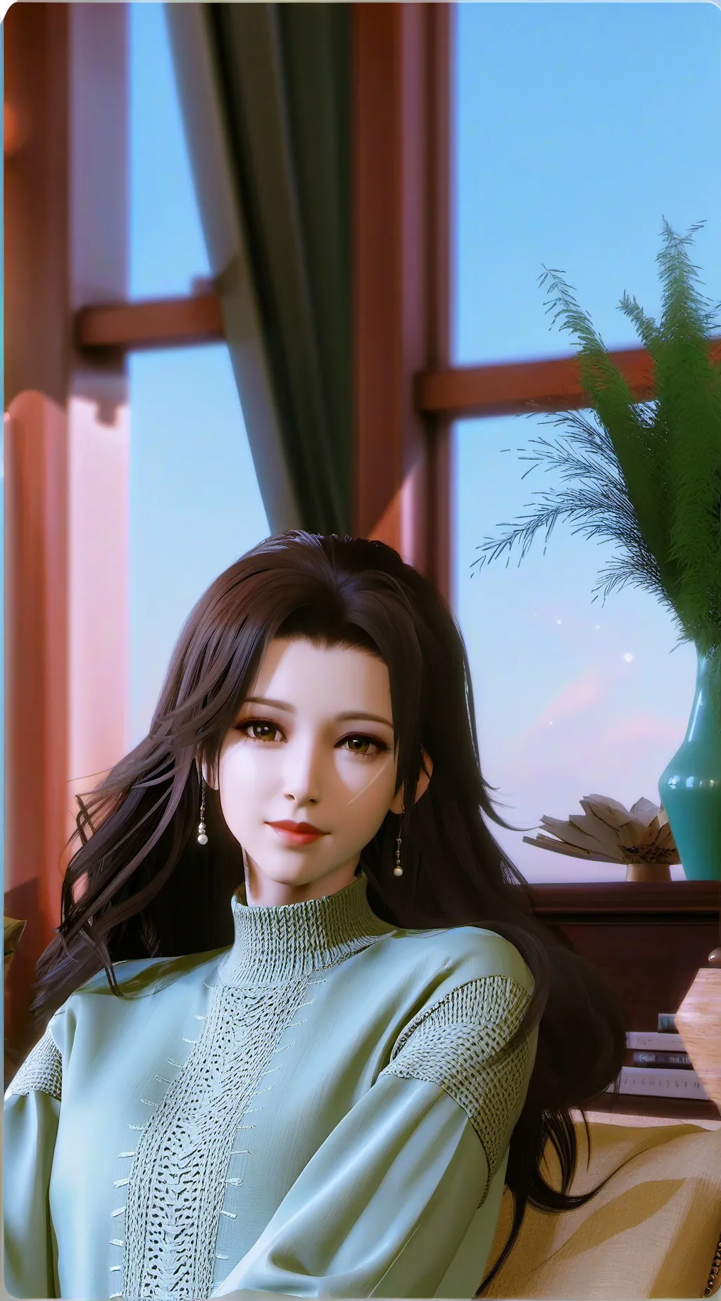 ai character: mamma background