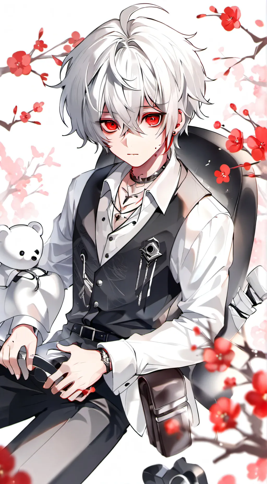 ai character: cute  background