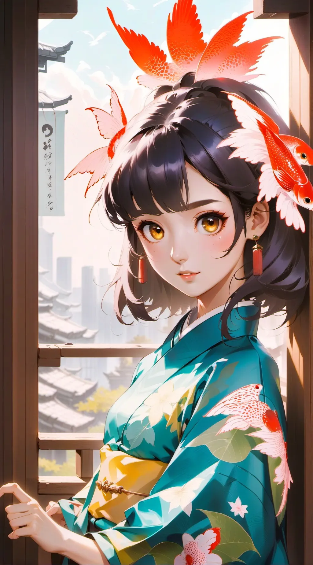 ai character: лия background