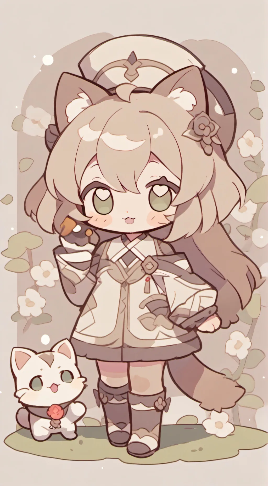 ai character: Rough Toy background