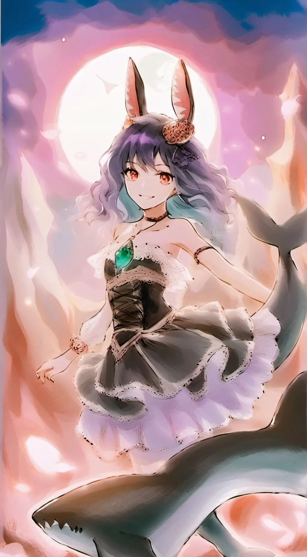 ai character: Luzie Kaika  background