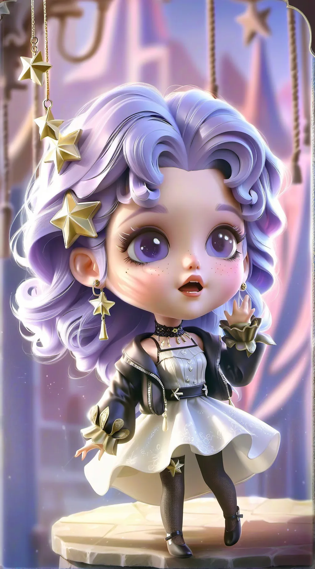 ai character: baby rumi background