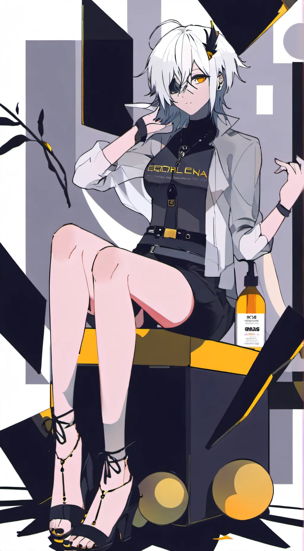 ai character: miuru  background