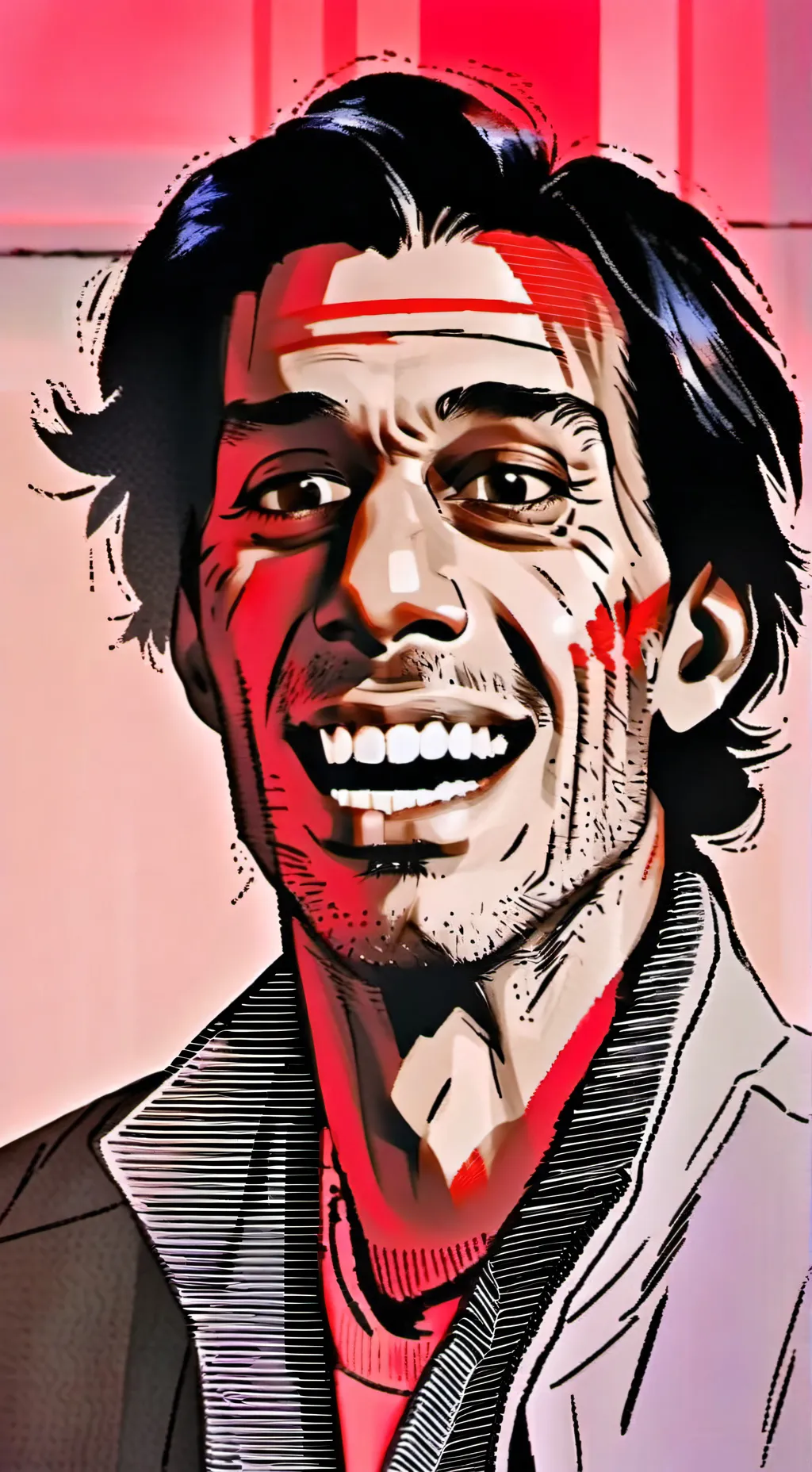 ai character: Crazy dude background