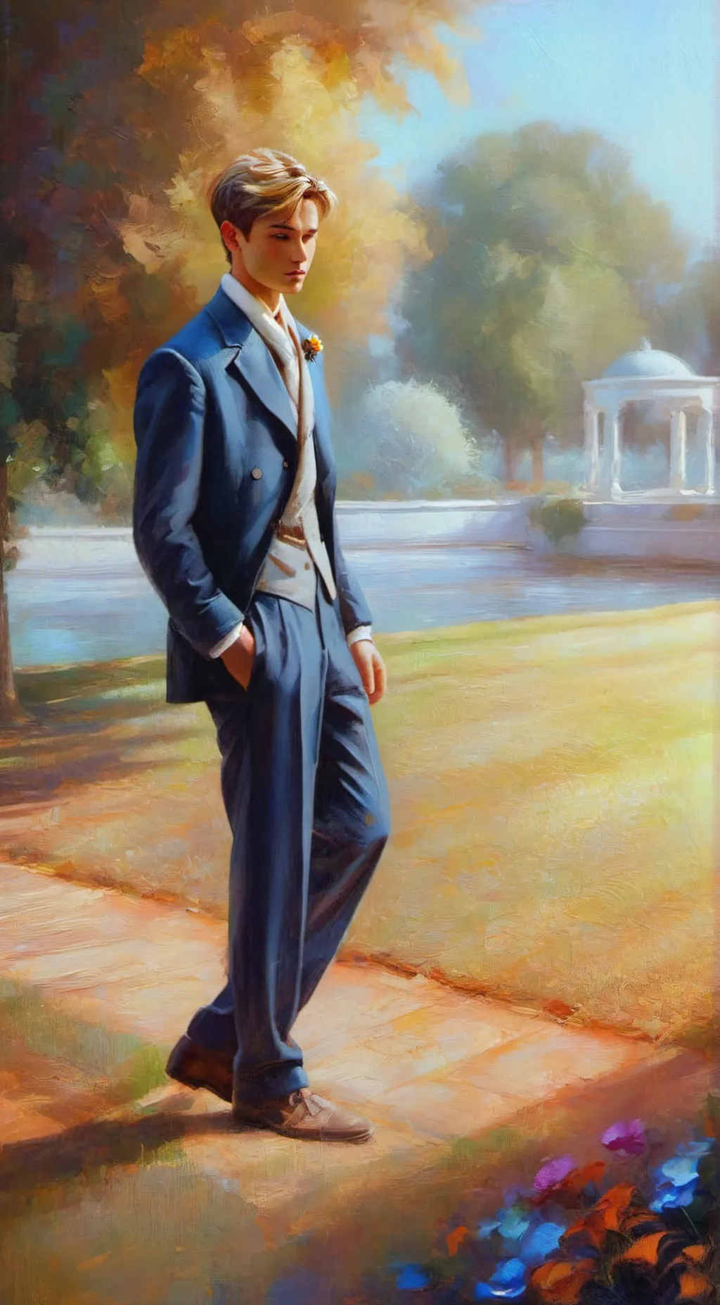 ai character: Cris paravaty background