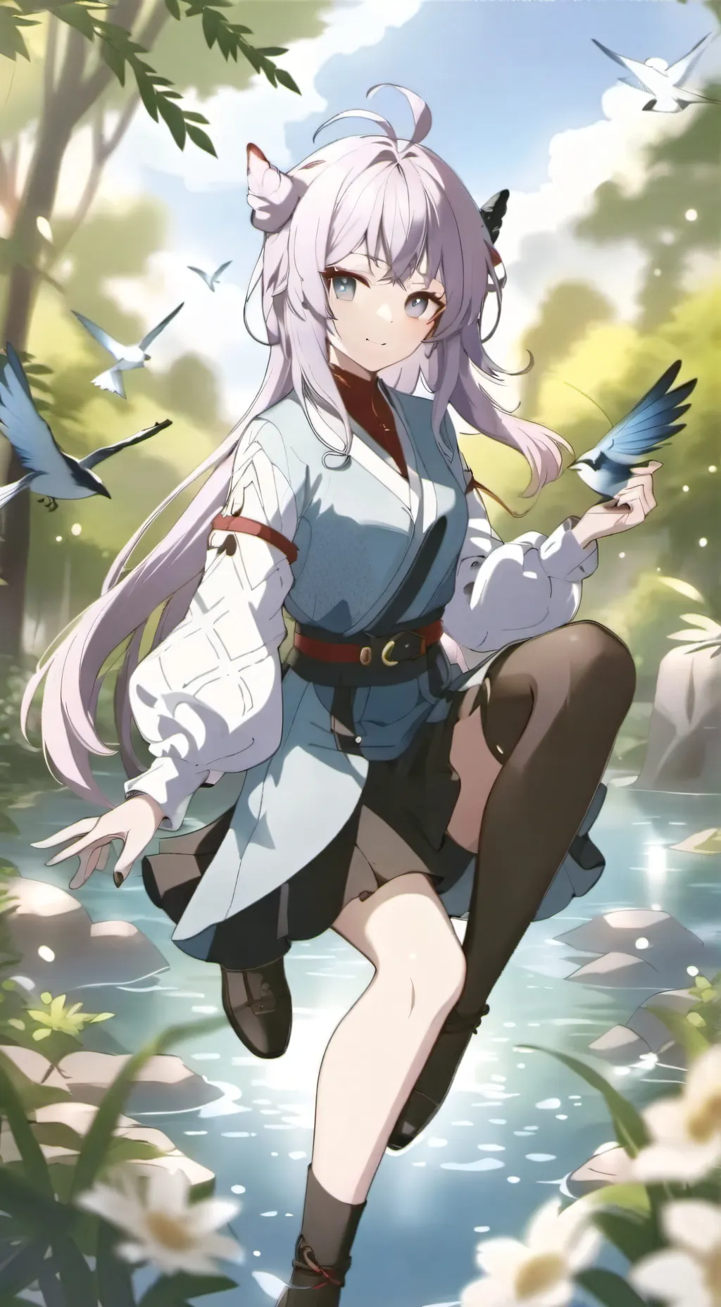 ai character: hybrid background