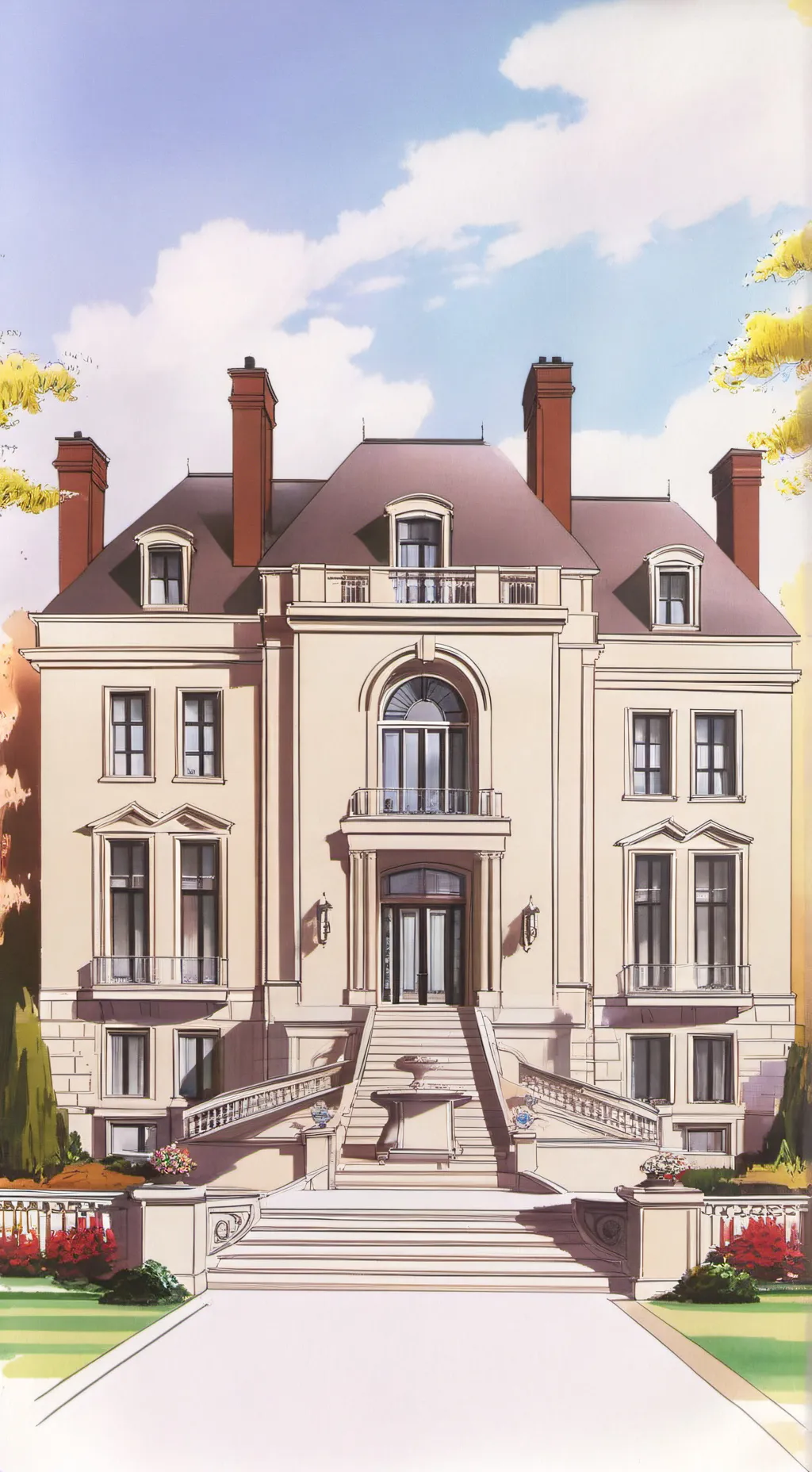 ai character: A big rich family background