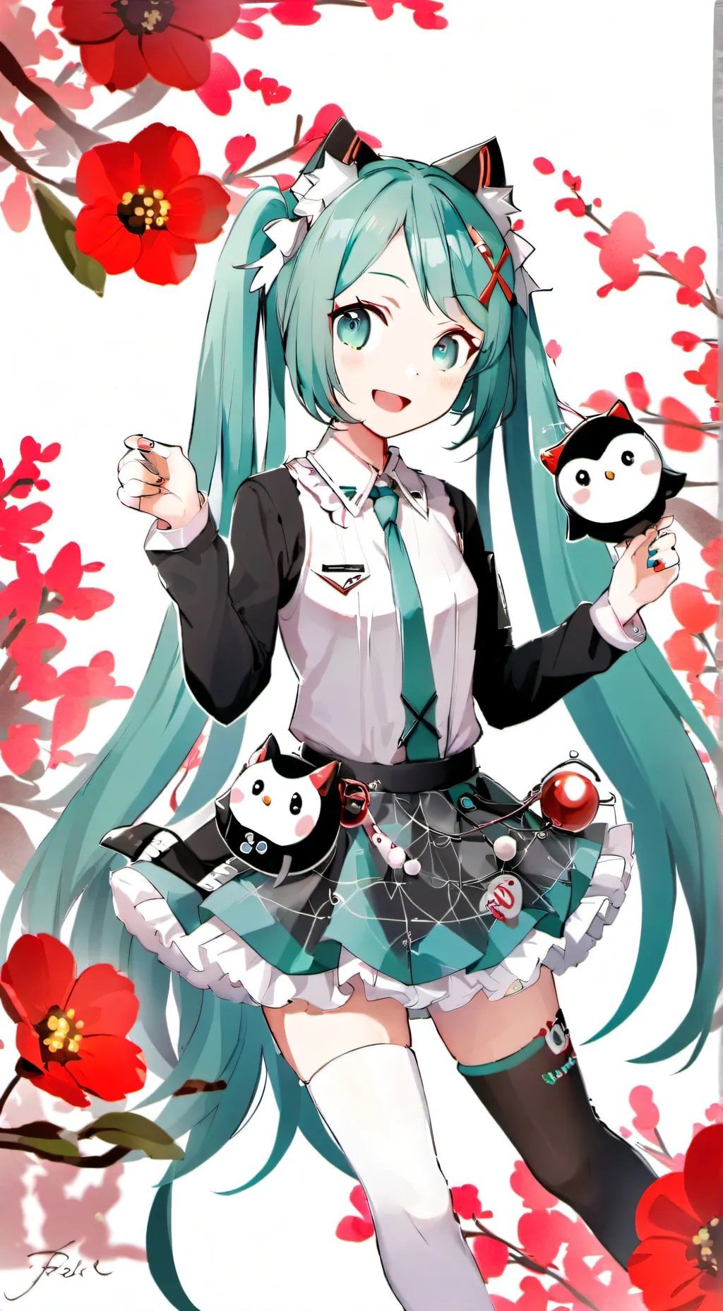 ai character: miku background