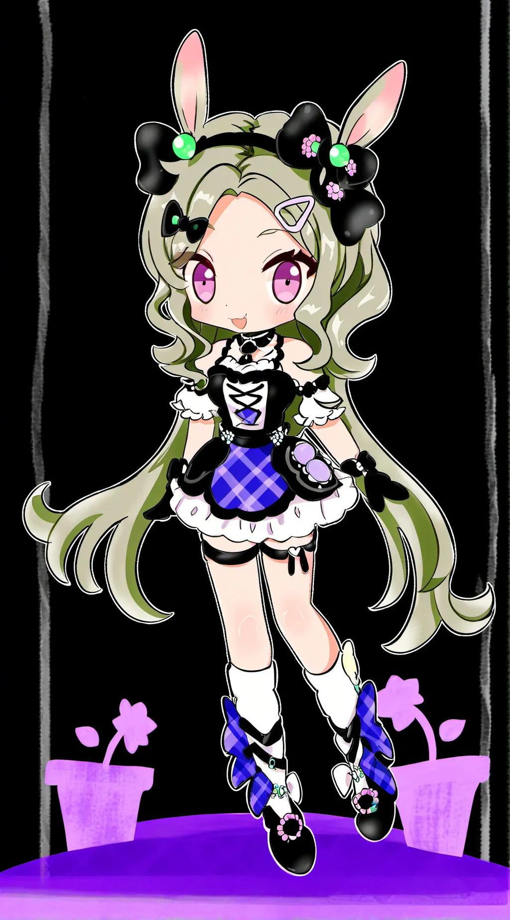 ai character: Aphmau but a maid background