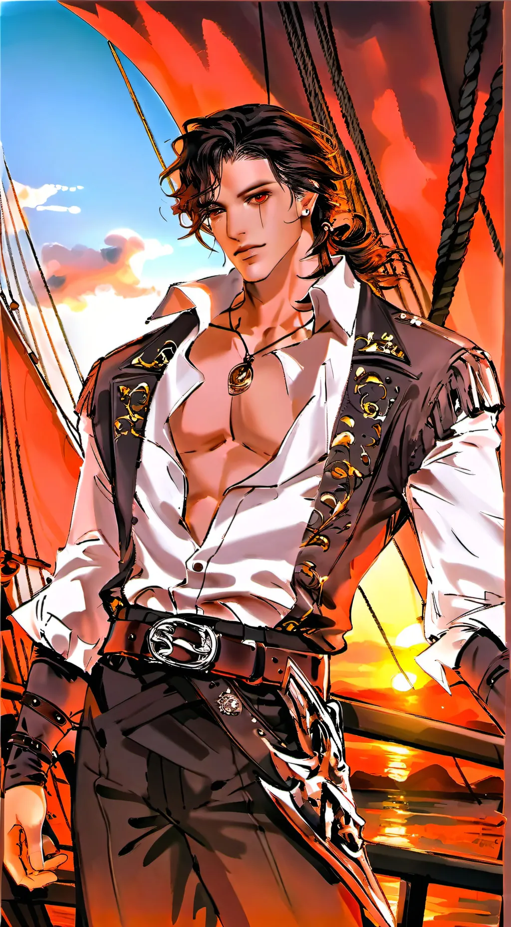 ai character: caspian background