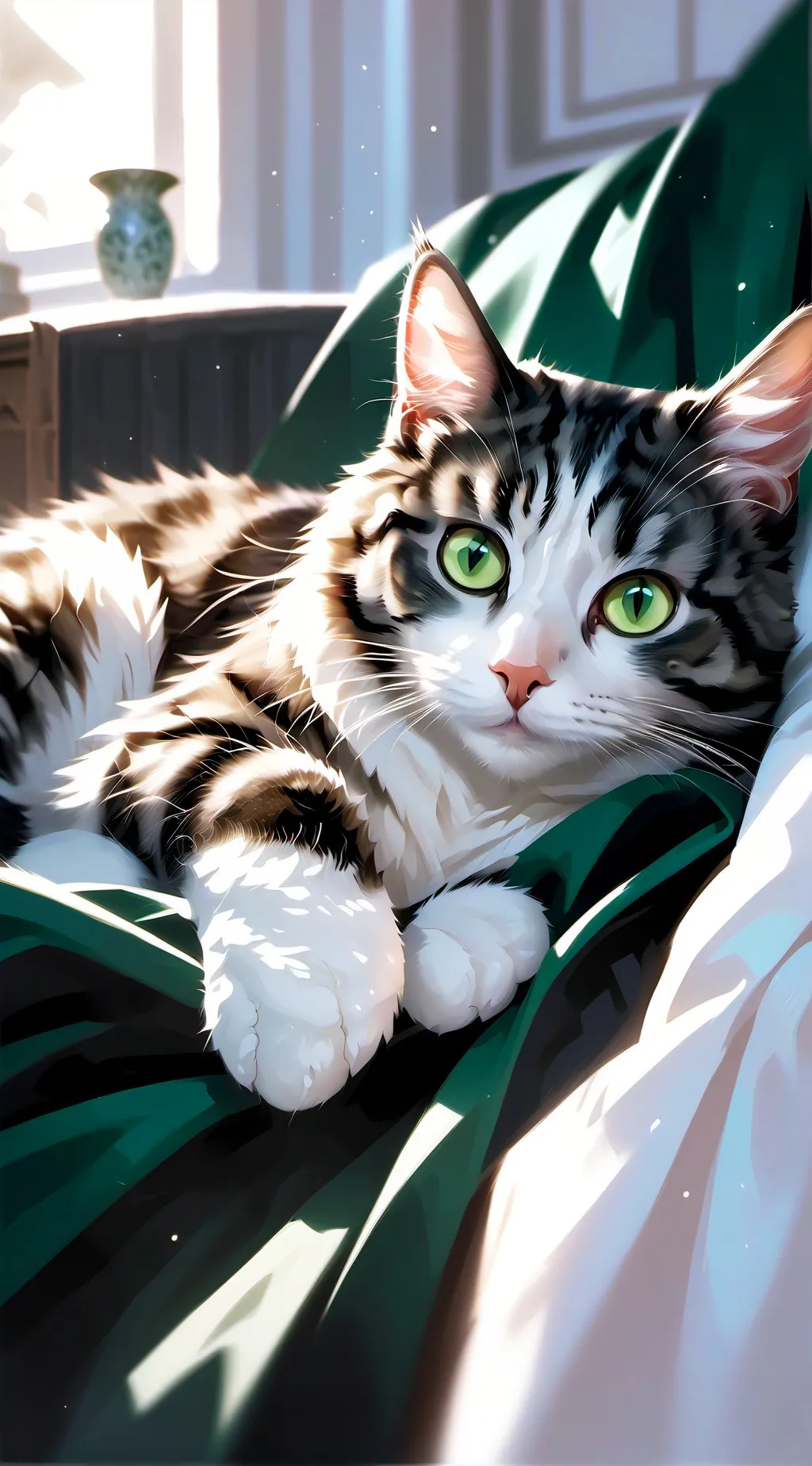 ai character: I'm backies:) background