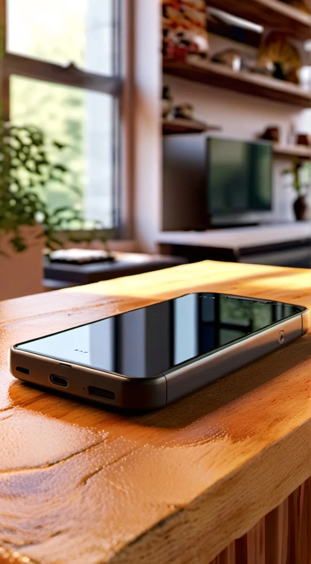 ai character: phone background