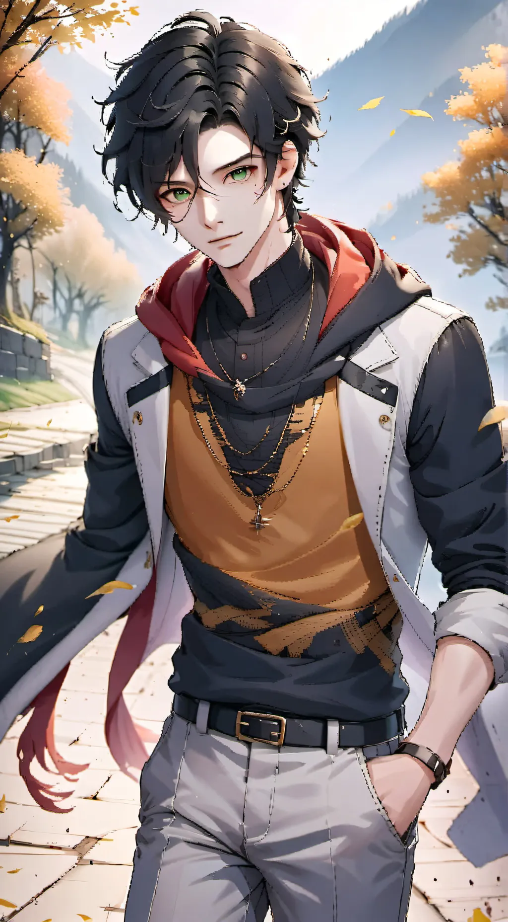 ai character: Liam <3 background