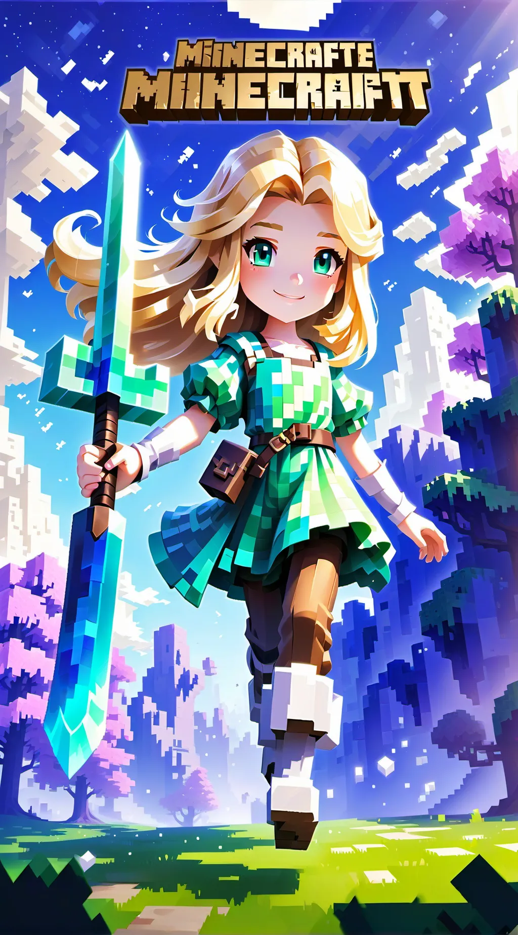 ai character: Girls only server background