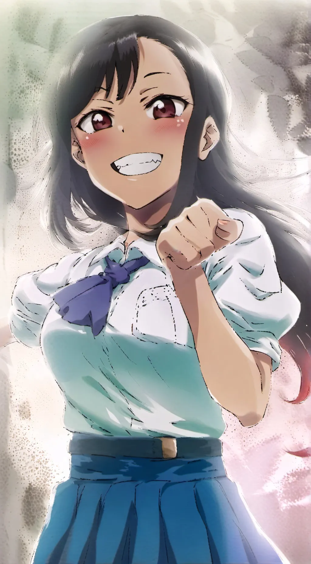 ai character: anye background