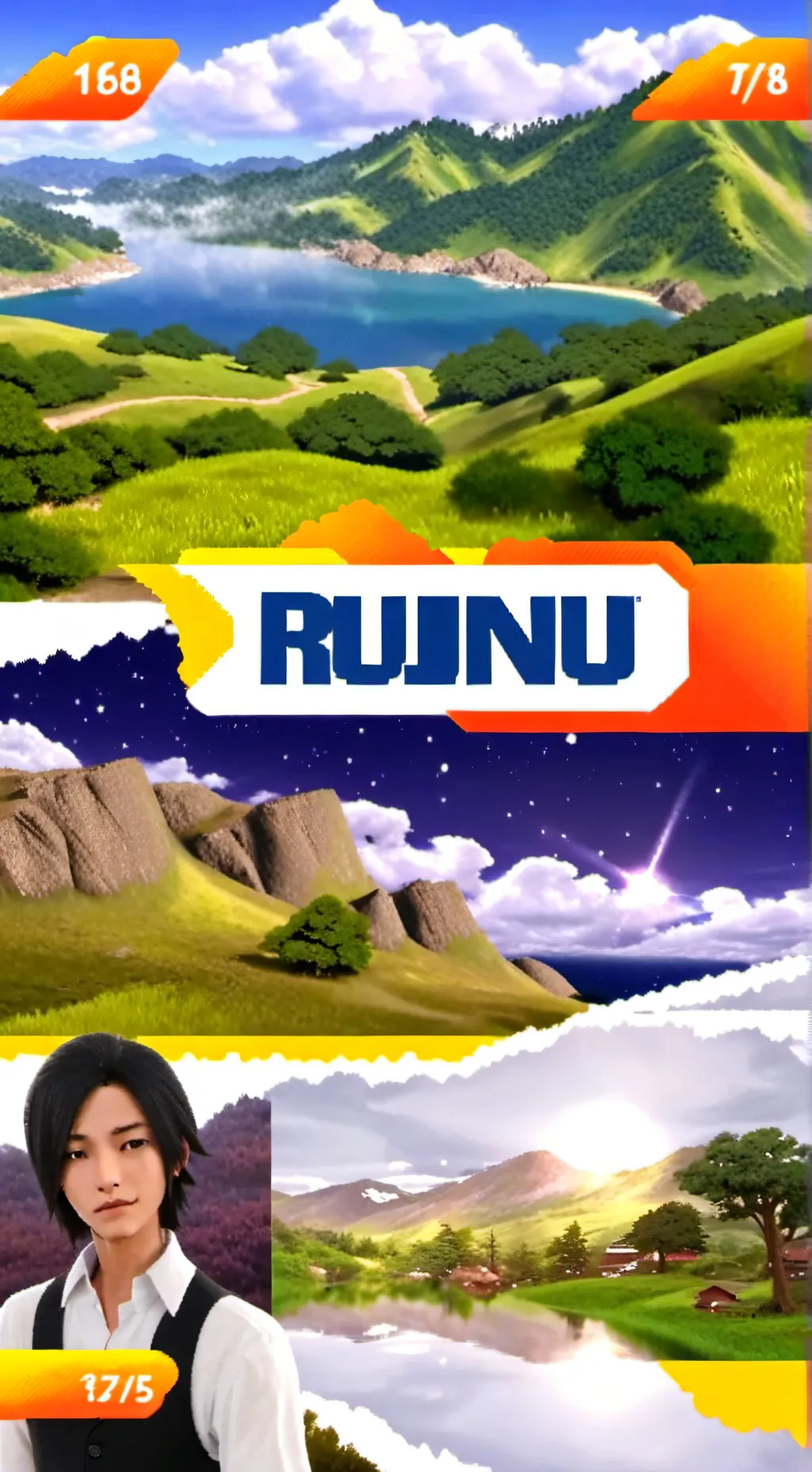 ai character: RUJINU!! background