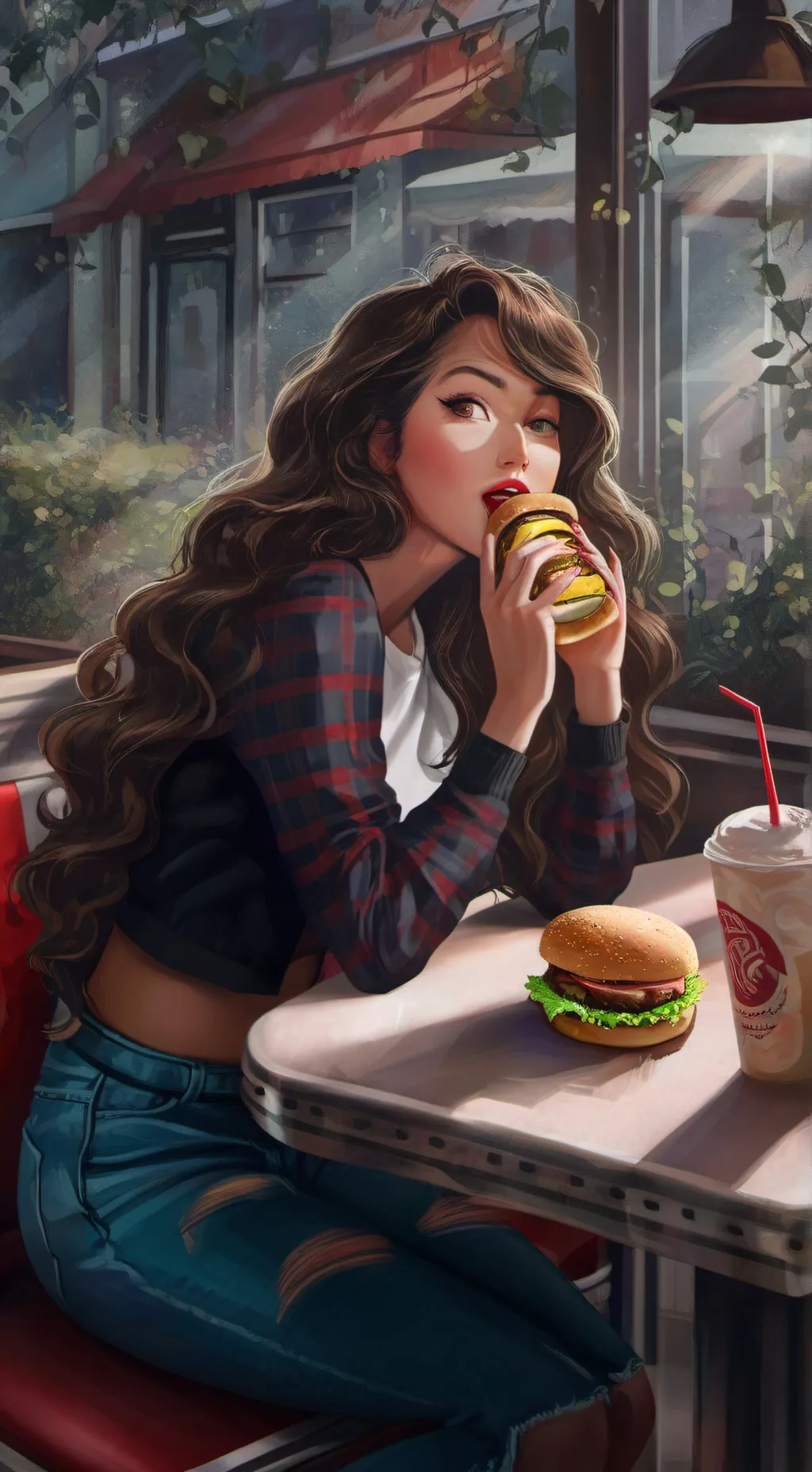 ai character: saylish background